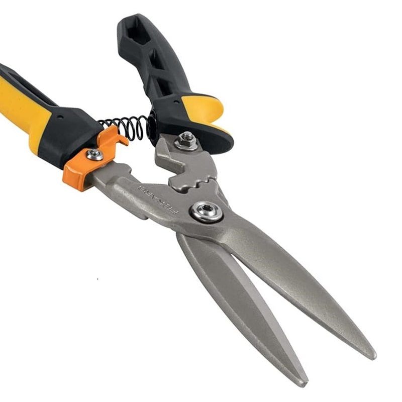 Fiskars Pro PowerGear Aviation Snips-Long Straight Cut