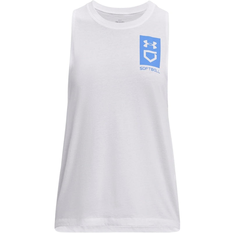 Under Armour Womens Softball Box Logo Tank Top