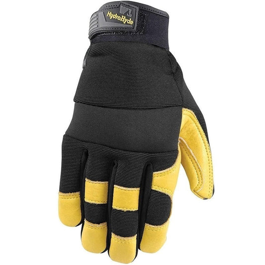 Wells Lamont Unisex Leather Work Duty Flexible Water Resistant Gloves (3 Pack)