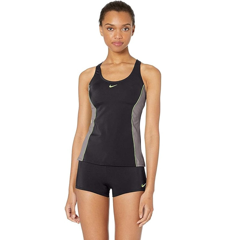 Nike Women's Standard Color Surge Powerback Tankini Swimsuit Set